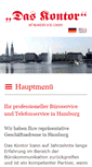 Mobile Screenshot of buero-service-hamburg.de